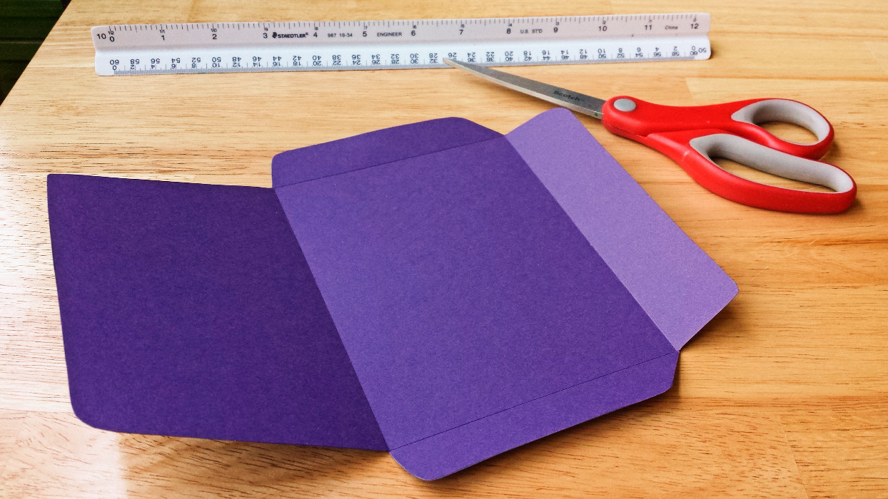 How to Make Handmade Envelopes {With Homemade Envelope Glue}