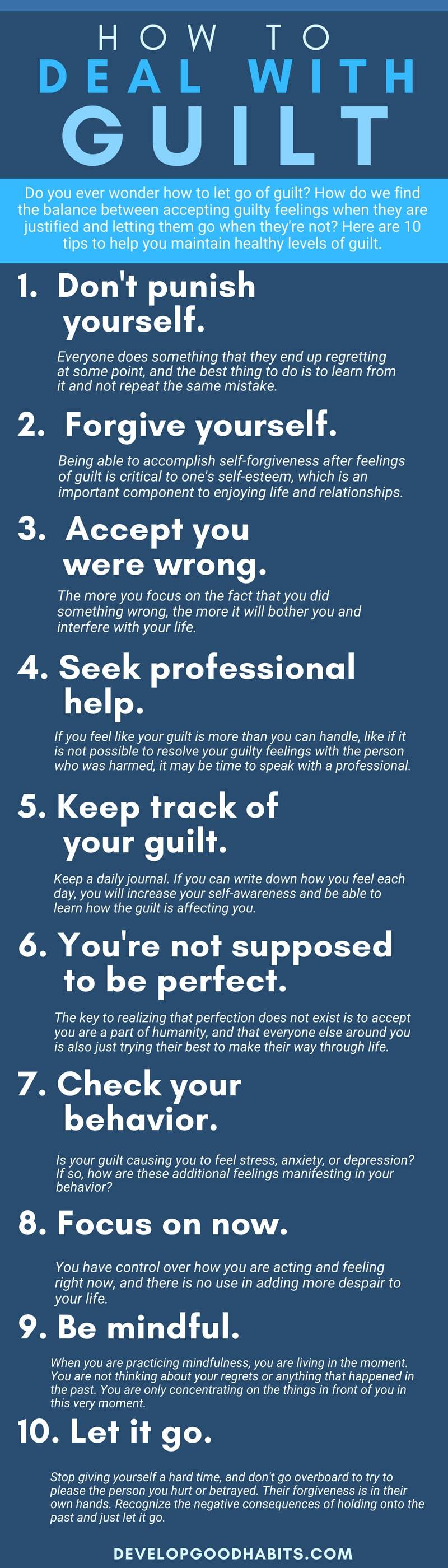 wallpapers How To Stop Feeling Guilty develop good habits