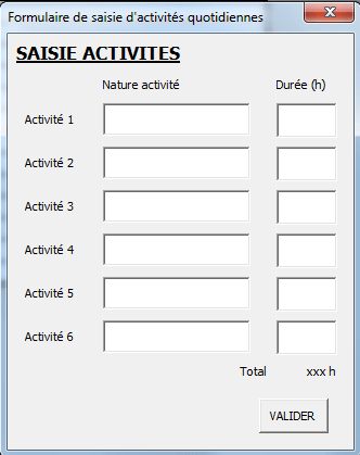 Ce modèle de suivi vous permet de noter la durée des exercices et les calories brûlées au cours de diverses activités. Conception Classeur De Suivi D Activites Multiples