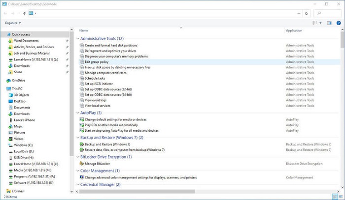 Voici Comment Activer God Mode Sur Windows Le Mode Secret Qui Permet Aux Utilisateurs De Gagner Du Temps En Leur Fournissant Un Acces Rapide A De Nombreux Parametres De Configuration Du Systeme