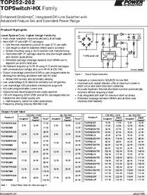 4 controls (rough/fine) for voltage and current. TOP256YN datasheet - Specifications: Manufacturer: Power