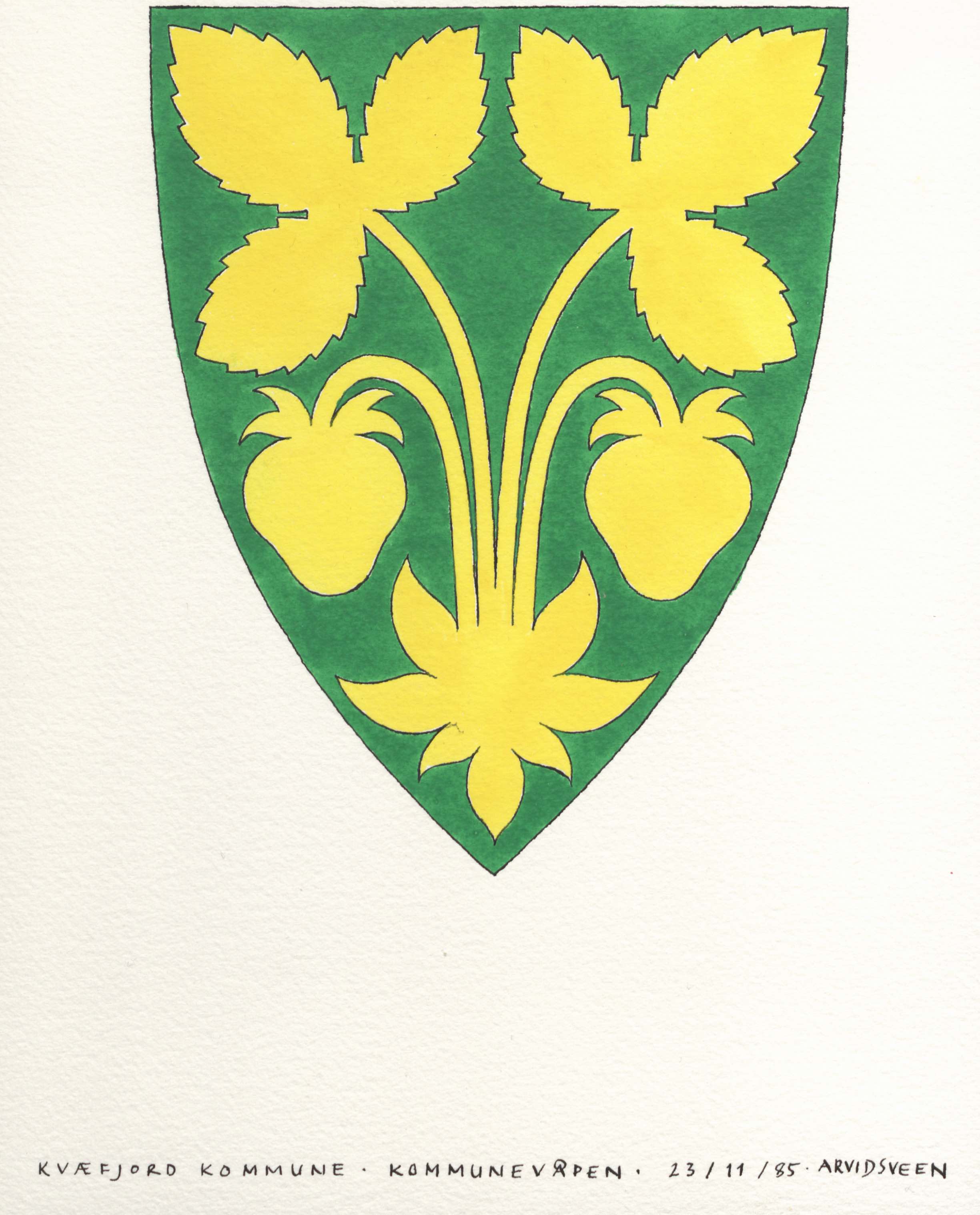 Som satte opp sitt eget og fruens våpenskjold på stadsportens nordside. Kommunale Arkiver Digitalarkivet