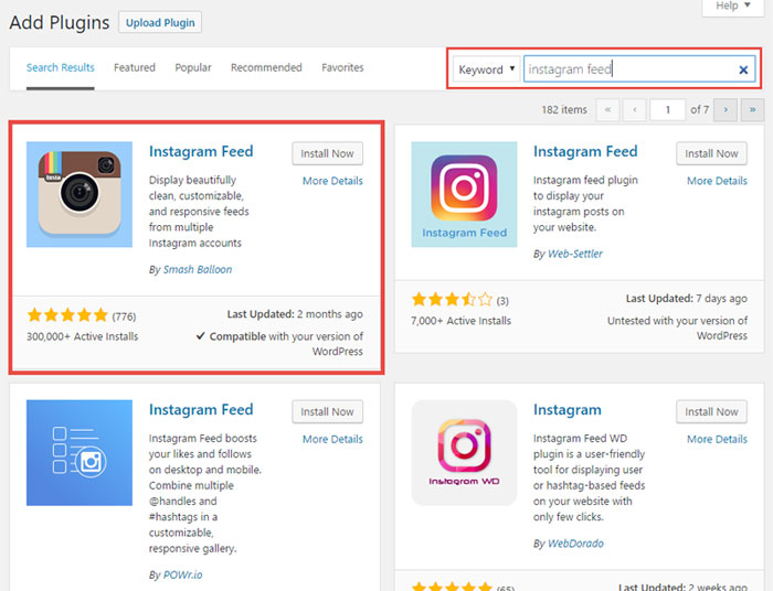 Wp instagram widget · 5. How to Add Your Instagram Feed on Wordpress Websites and Blogs