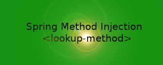 Method injection with Spring using Lookup method property - Dinesh on Java