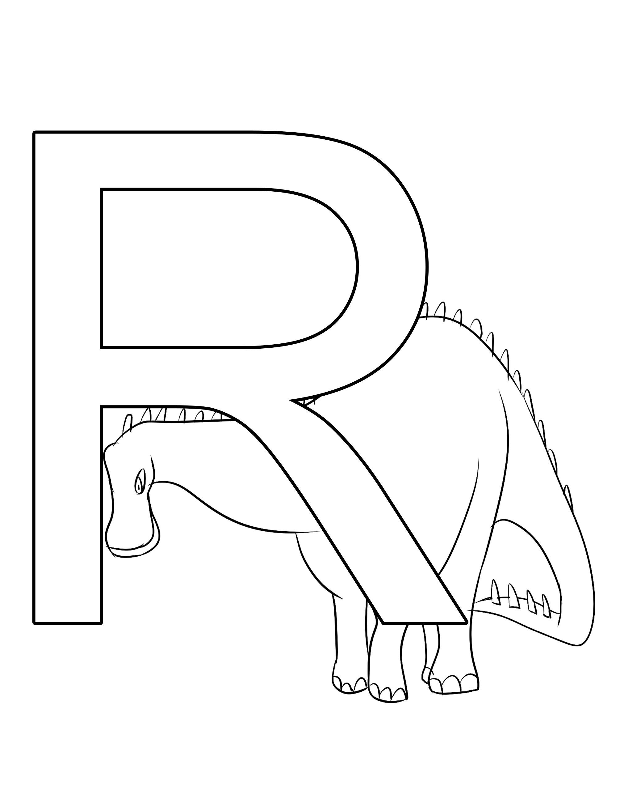 For boys and girls, kids and adults, teenagers and toddlers, preschoolers and older kids at school. Rebbachisaurus - Dinosaur Alphabet