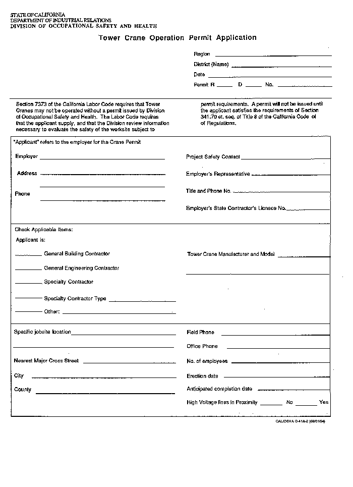 Checklist for inspection of electric passenger and goods lift. DIVISION OF OCCUPATIONAL SAFETY AND HEALTHPOLICY AND