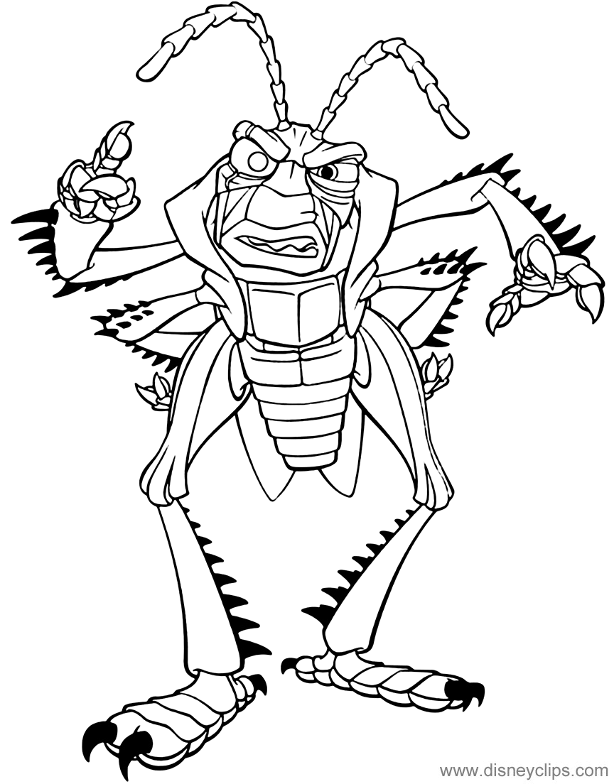 Note characteristics of the pest. A Bug's Life Coloring Pages (4) | Disneyclips.com