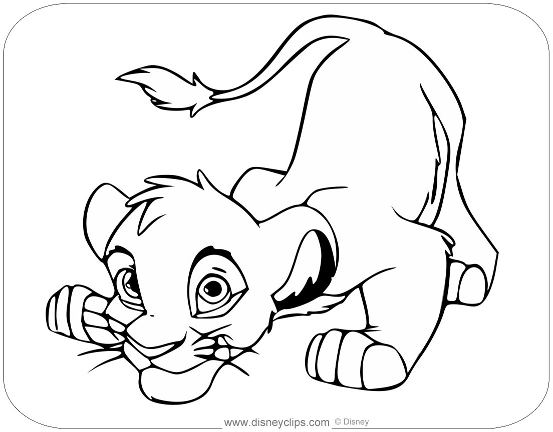 It is also well known for its soundtrack, created by elton john in person. The Lion King Coloring Pages Disneyclips Com