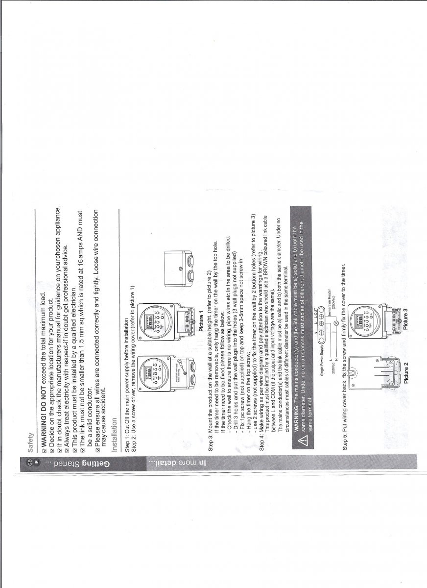 Immersion Heater Timer Wiring Diagram Circuit Diagram