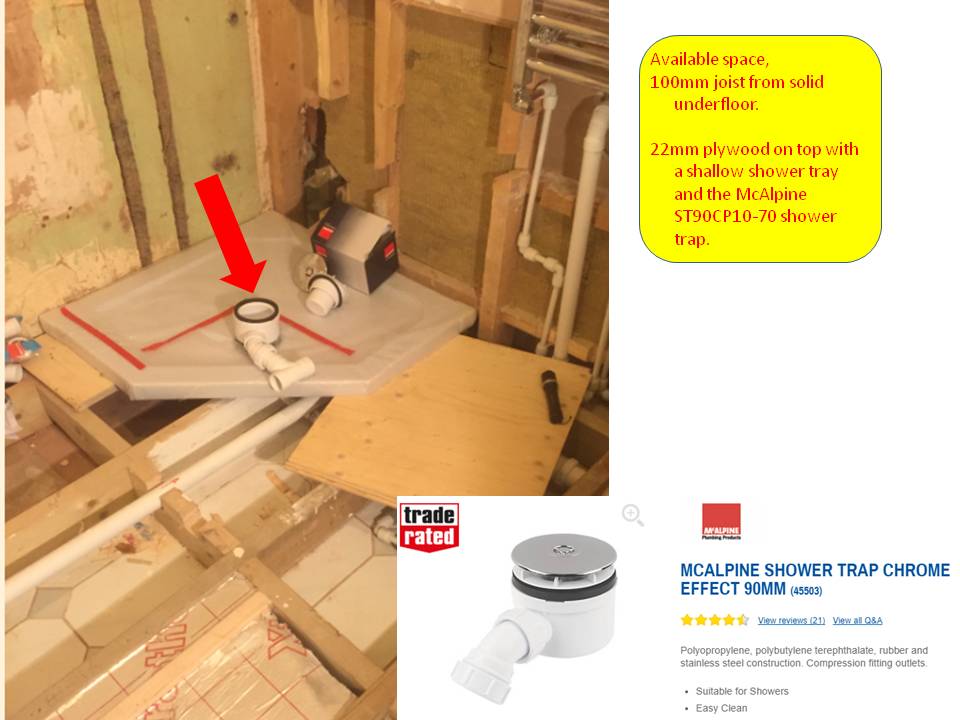 Dearborn brass® bath waste & overflow products are iapmo approved and offer excellent performance while keeping the installation fast and simple. Shower Tray Waste Routing | DIYnot Forums