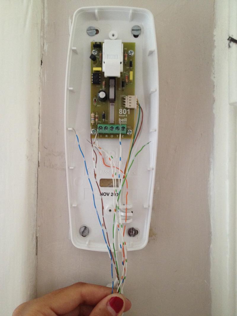 801 Door Entry Handset Wiring Diagram