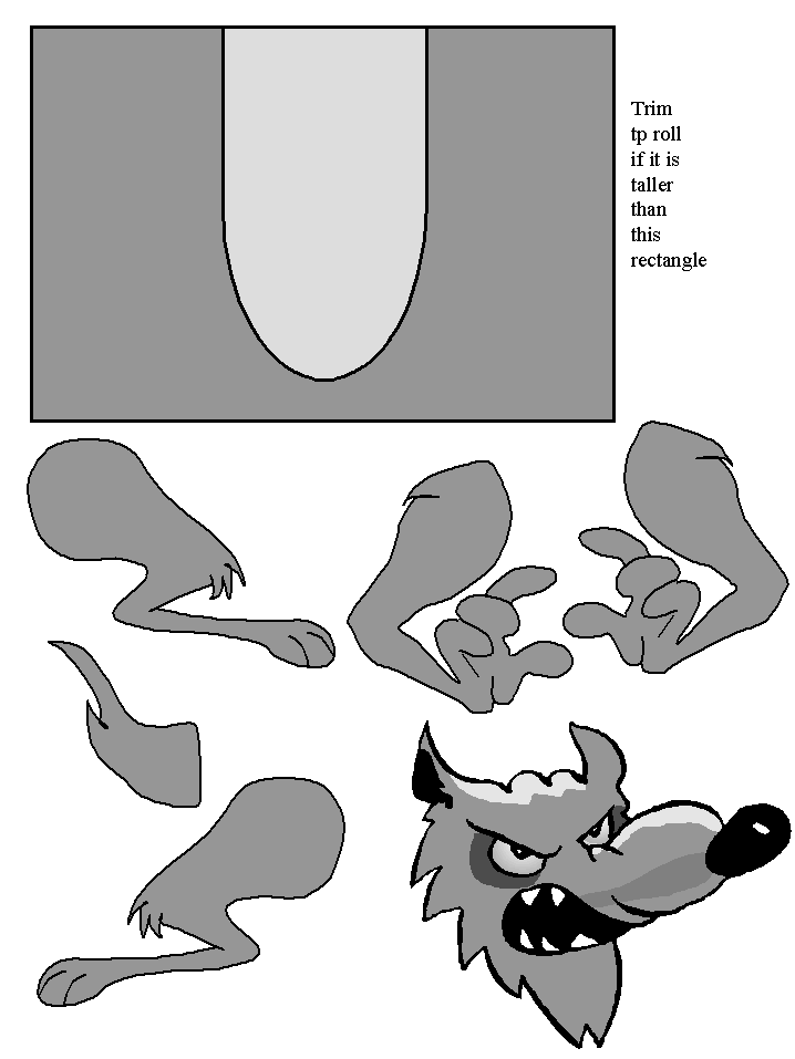 Titeres De Lobo Moldes Imagui