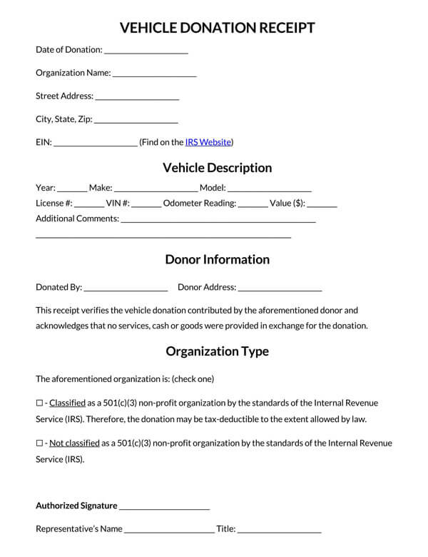 free 501 c 3 donation receipt templates word pdf
