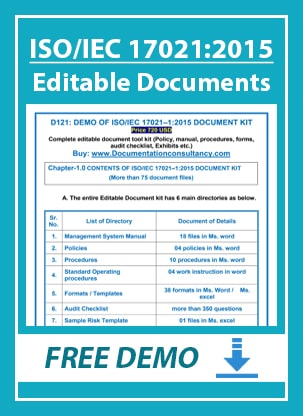 Complete editable document tool kit (policy, manual, procedures, forms, audit checklist . Iso 17021 2015 Documents Manual Procedures Audit Checklists
