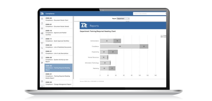 Docuten.com product features reporting