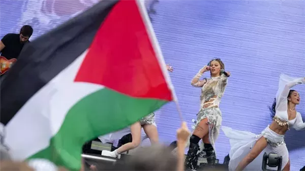 إليانا ترفع العلم الفلسطيني وتمثل الشرق الأوسط بافتتاح كأس العالم 2026 