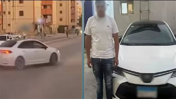 الداخلية تضبط قائد سيارة يؤدي حركات استعراضية على الطريق بالعريش