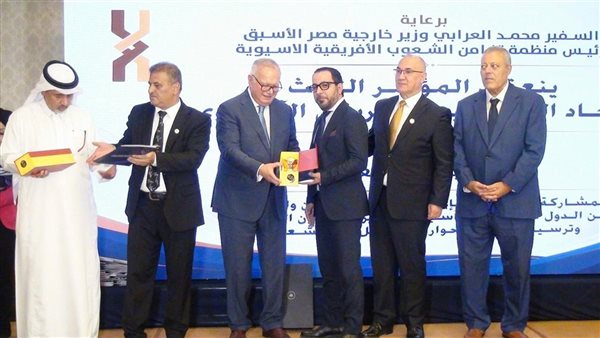 المؤتمر الثالث لاتحاد الإعلاميين الإفريقي الآسيوي يكرم قناة القاهرة الإخبارية