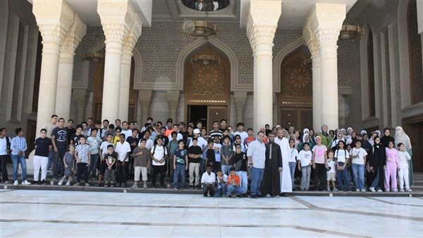100 طفل من حفظة القرآن يتعرفون على معالم مسجد مصر بالعاصمة الجديدة