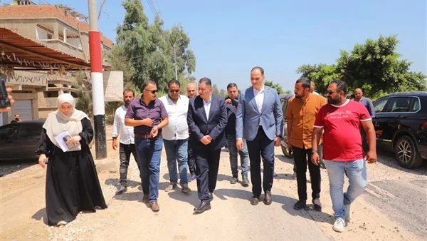 محافظ دمياط يتفقد عدد من مشروعات حياة كريمة