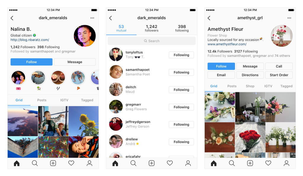 Bringing you closer to the people and things you love. Instagram Tests Redesigned Profiles That Emphasize User Bios Shrink Follower Count Digital Photography Review