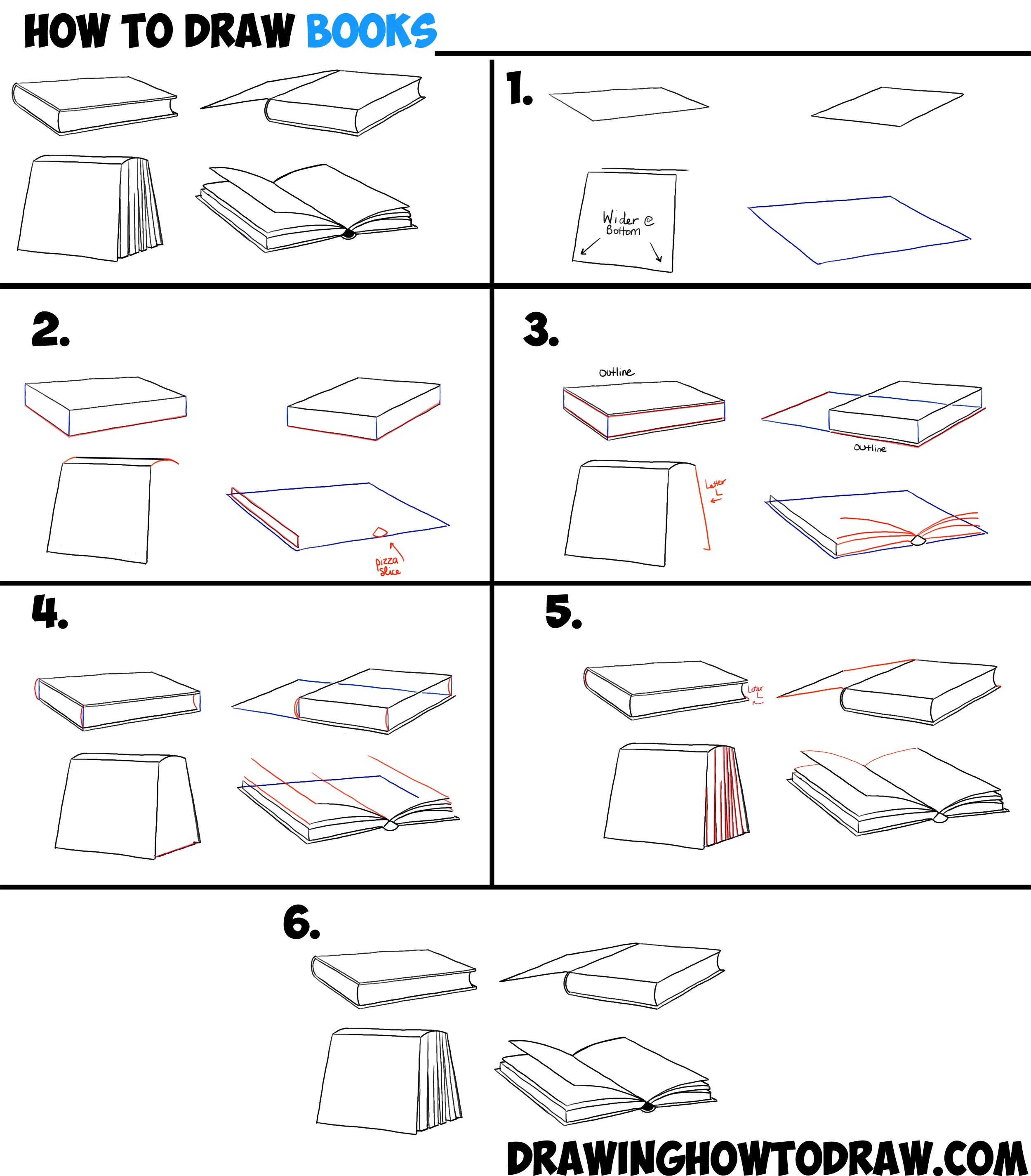 If you need help drawing shoes or are having trouble with perspective on them, i recommend looking up references for different angles to get a feel for how . How To Draw Books In 4 Different Angles Perspectives Open Closed Etc How To Draw Step By Step Drawing Tutorials