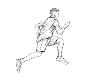 See more ideas about drawing sketches, art drawings sketches, drawings. Running Person Drawing Sketch Drawing Skill