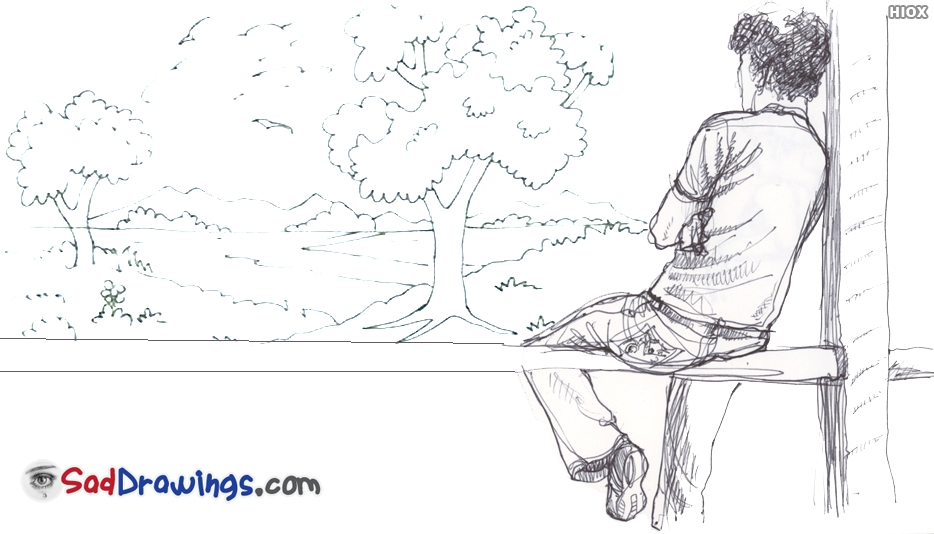 Download the transparent clipart and use it for free creative project. Sad Boy Drawing Sketch Drawing Skill