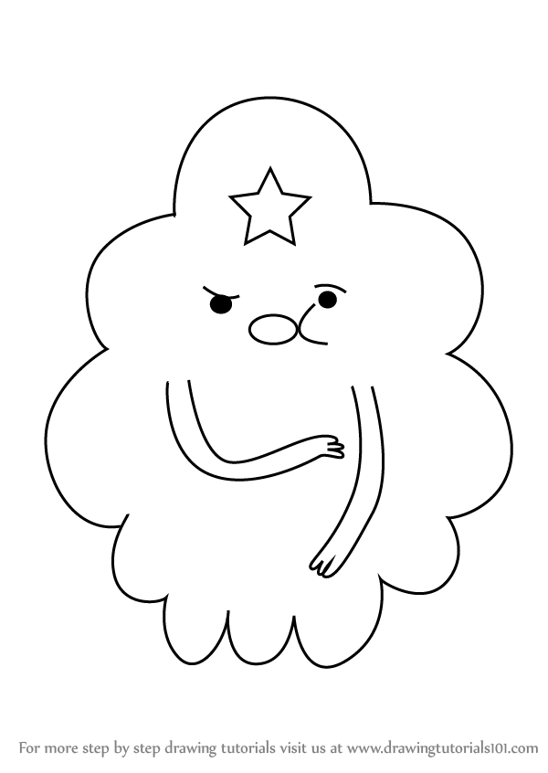 Figuring out what to draw. Learn How To Draw Lumpy Space Princess From Adventure Time Adventure Time Step By Step Drawing Tutorials