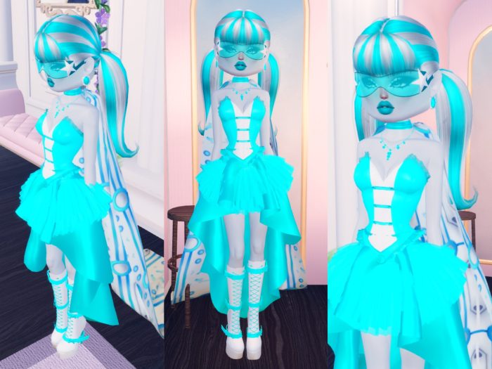 Android vs cyborg dress to impress no vip