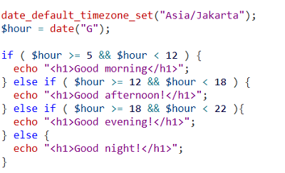 Memahami Fungsi IF Else PHP Statement