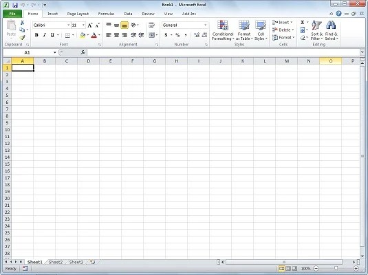 How To Start And Exit Excel 2010 Dummies