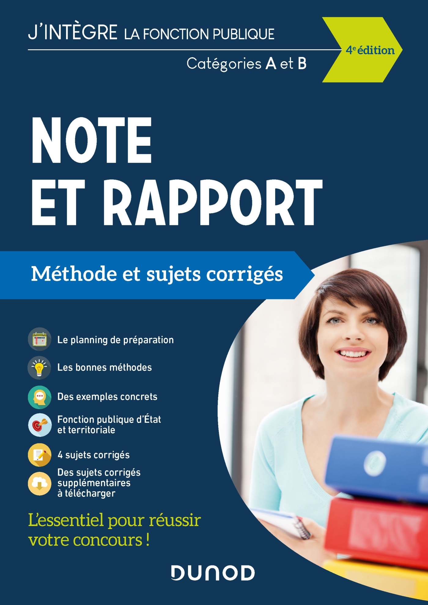 Note et Rapport - Méthode et Sujets corrigés - Catégories A et B - 2021 -  Livre et ebook Note de synthèse-Rapport de Francis Pian - Dunod
