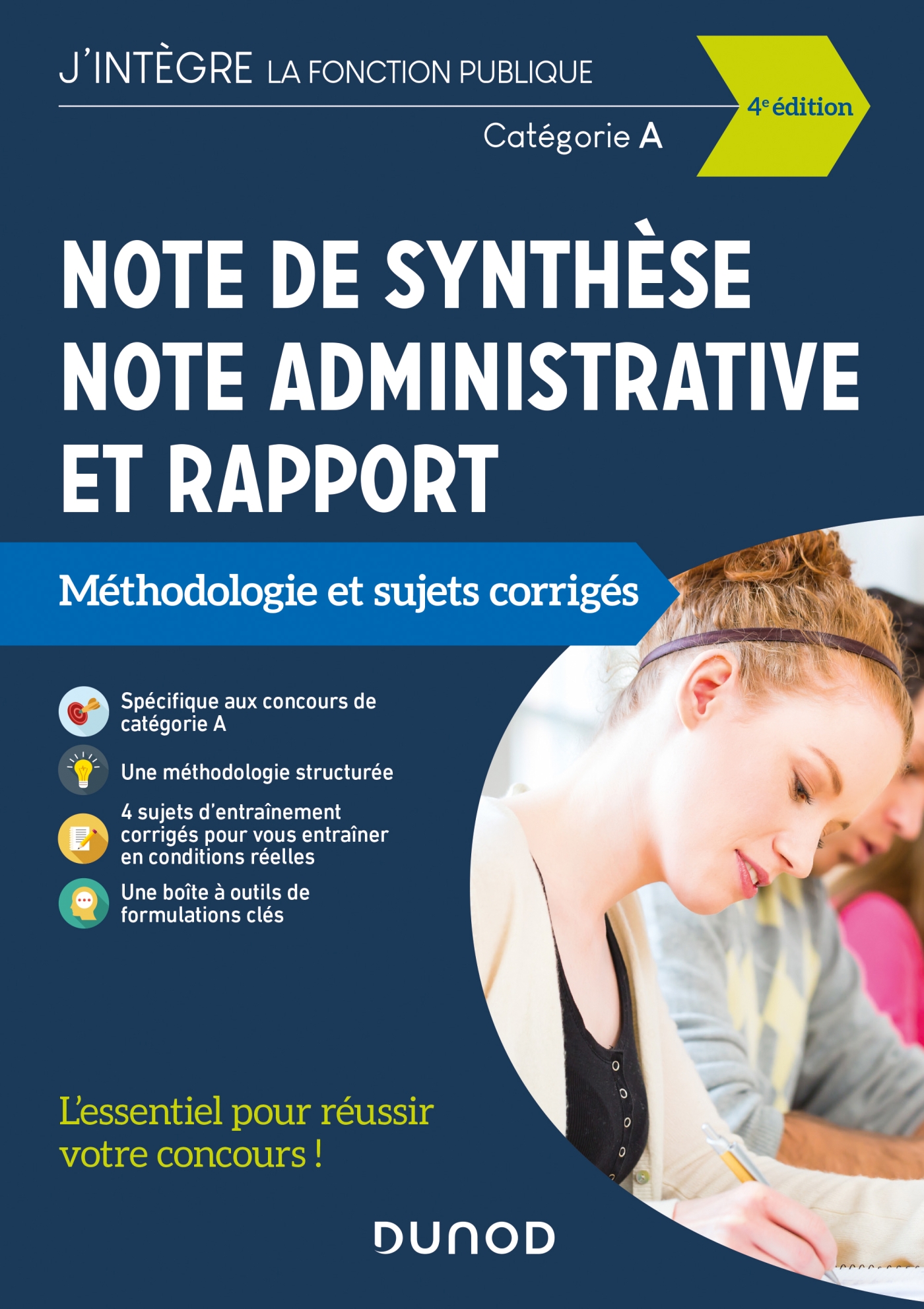Note de synthèse, note administrative et rapport - Méthodologie et sujets  corrigés - Catégorie A - Livre et ebook Note de synthèse-Rapport de Pierre  Lièvre - Dunod