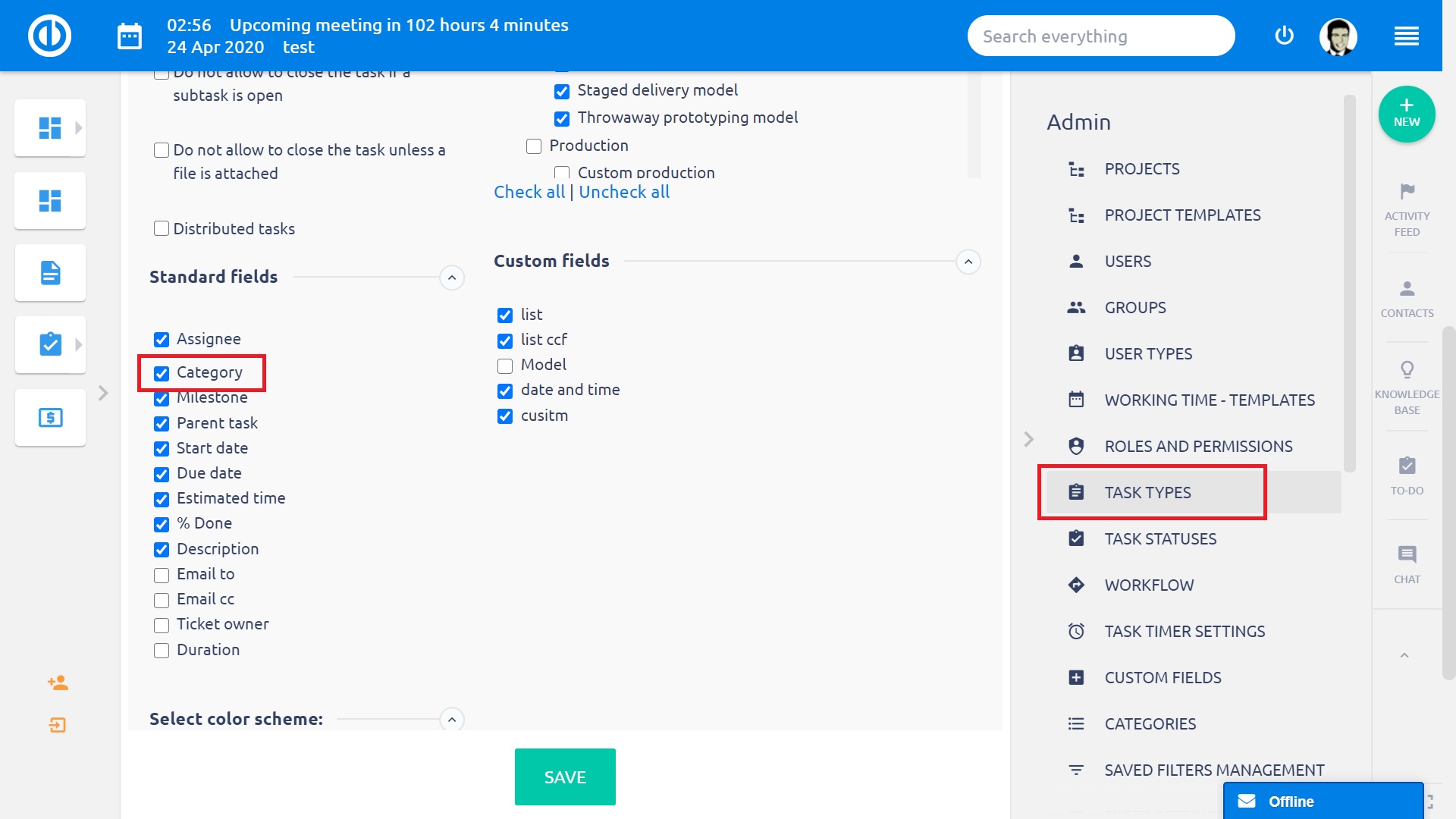 This is the vehicle that sells your project and gets key people on board with the endeavor. Task Categories Easy Project
