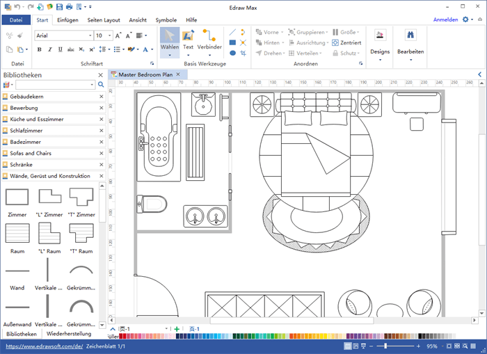 05.05.15 grundriss planen, zeichnen und erstellen. Einfaches Zeichenprogramm kostenlos zum Download - Edraw