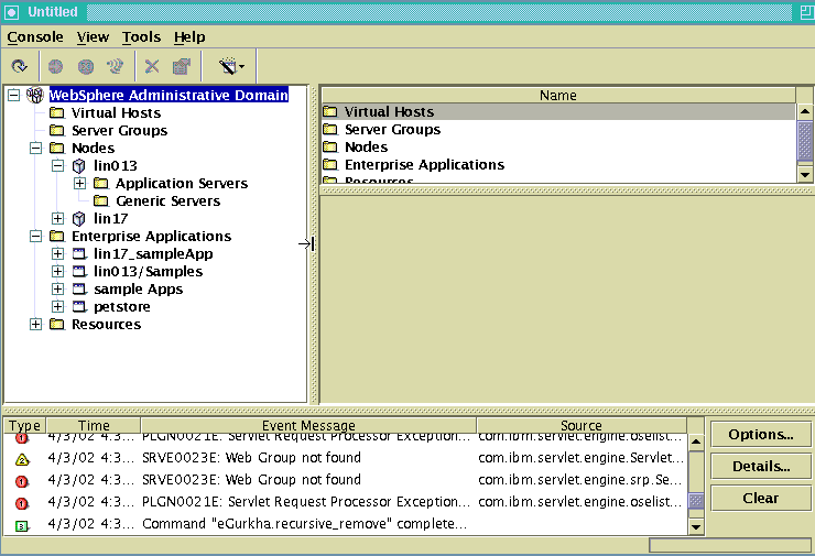 Configuring Websphere Application Server 4 0 To Work With The Eg Agent