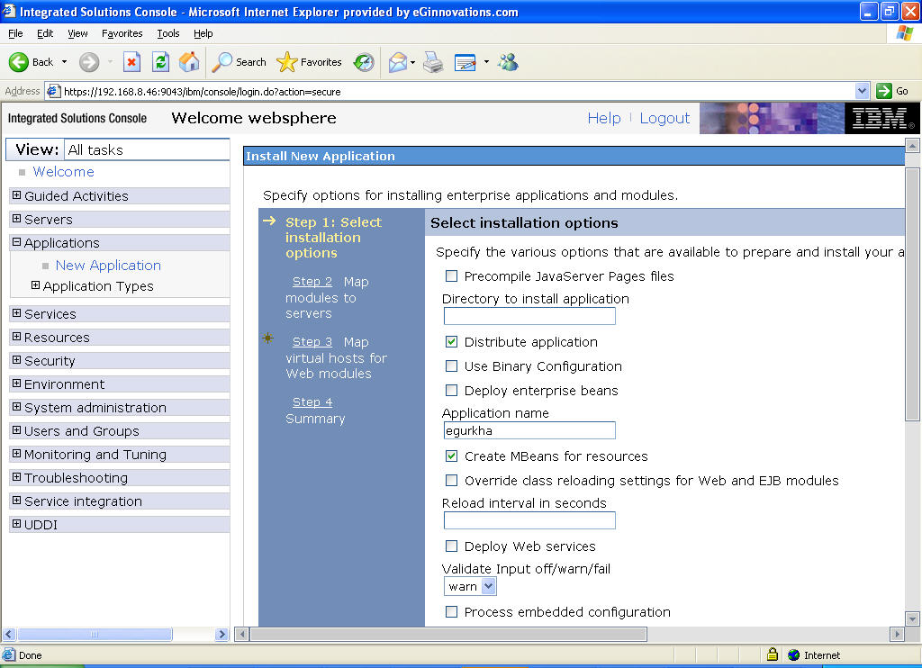 Configuring A Websphere Application Server 7 X To Work With The Eg Agent