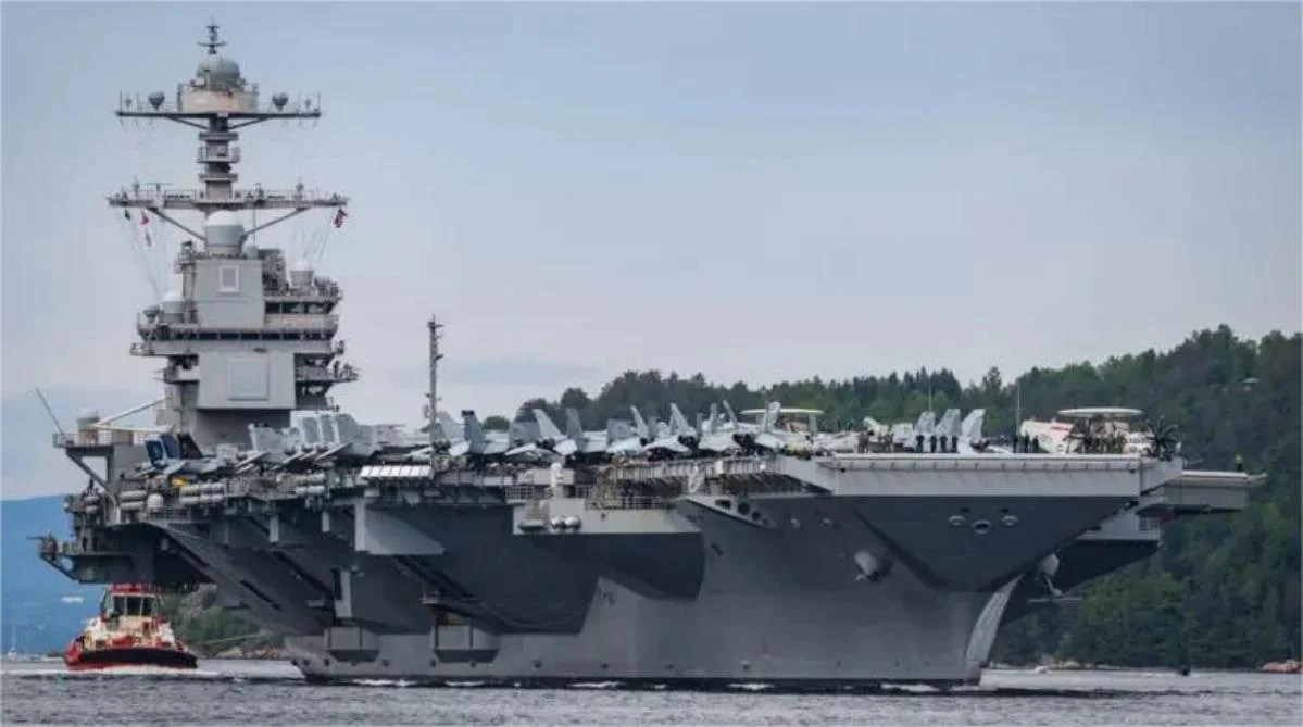 USS Gerald Ford llegò a aguas del Caribe