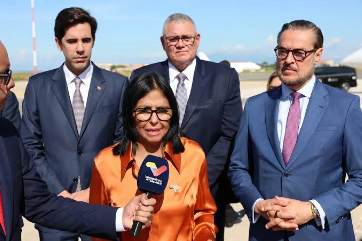 Delcy Rodríguez en la FAO