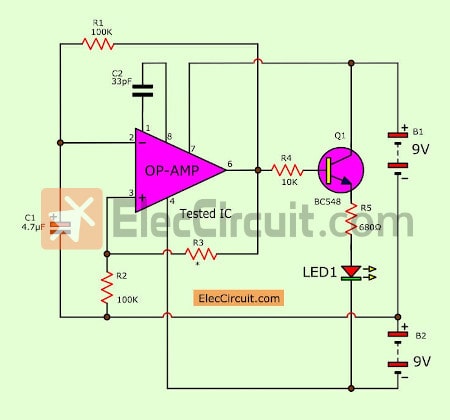Analog Ic Tester Circuit Diagram