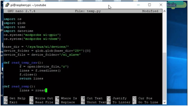 Raspberry Pi DS18B20 Temperature Sensor & Text file