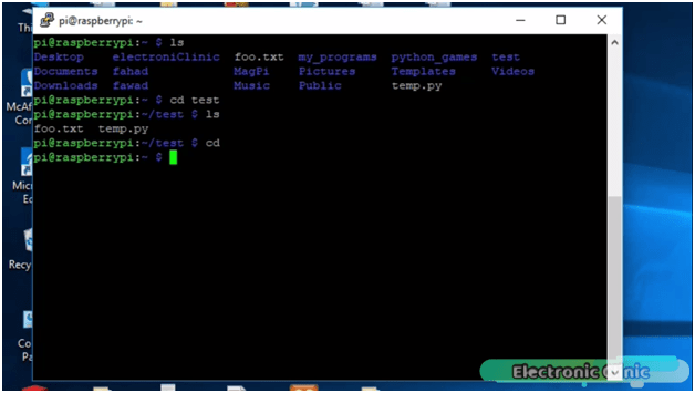 Raspberry Pi first Program and Basic commands, Python Programming