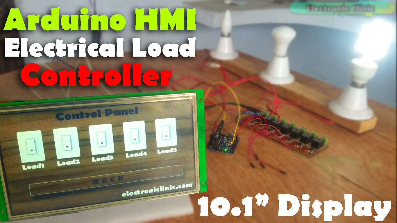 HMI Arduino Monitoring and Control Automation Project