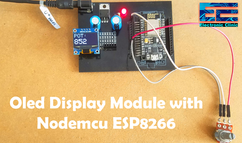 Nodemcu ESP8266 Oled Display Module Circuit diagram and programming