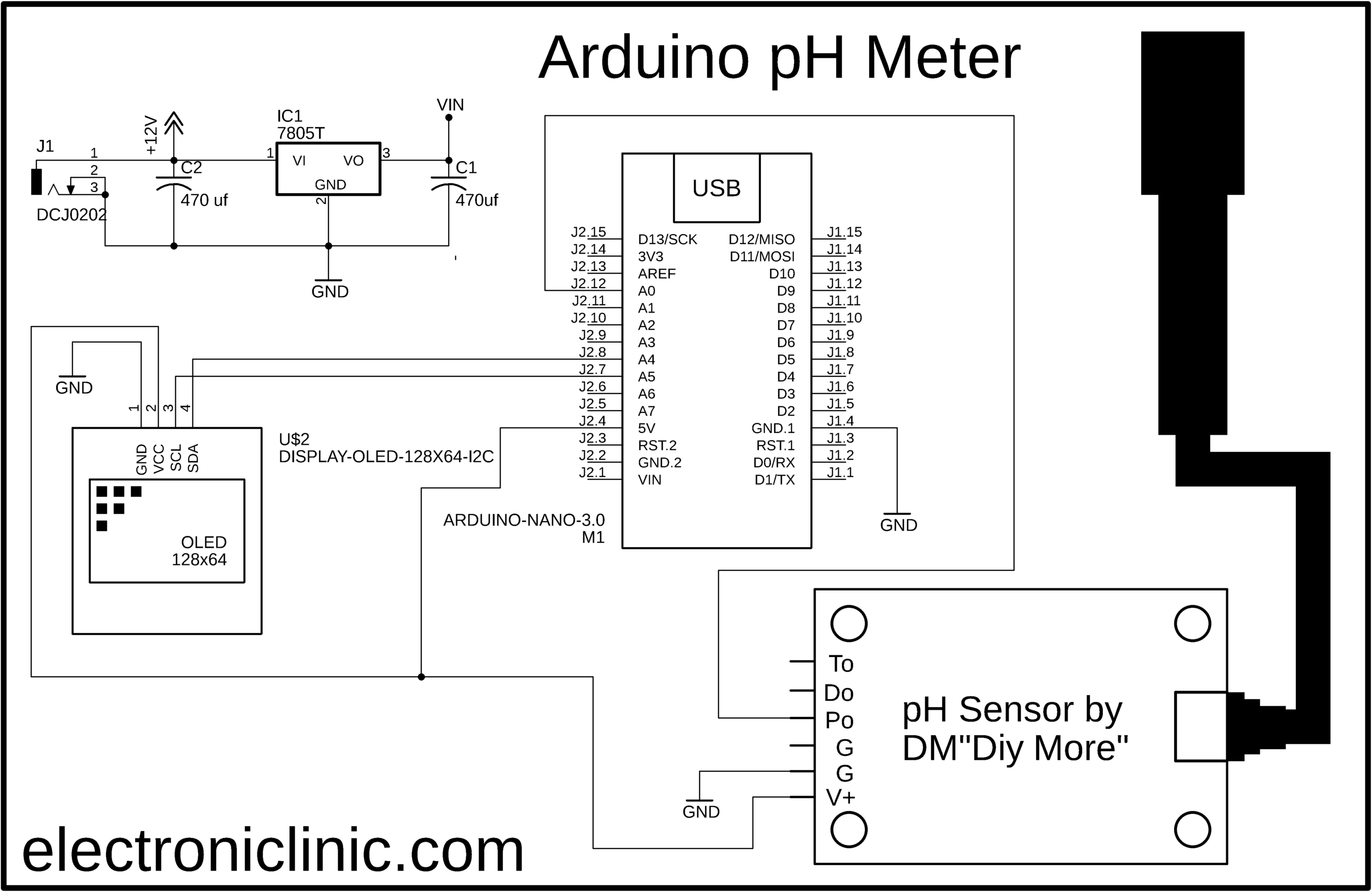 pH meter Arduino, pH Meter Calibration, DIYMORE pH Sensor Arduino Code