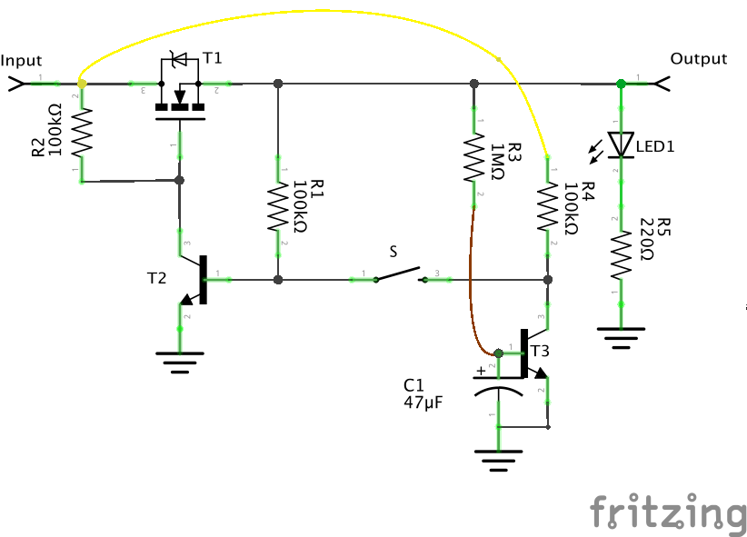 A latch is an example of a bistable multivibrator, that is, a device with exactly two stable states. Simple Soft Latch Switch Using Push Button Electronics Lab Com