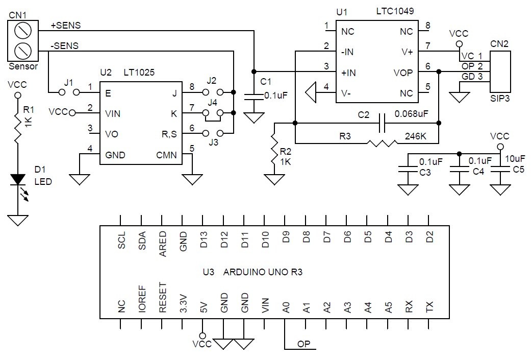 K Type Thermocouple Circuit Diagram