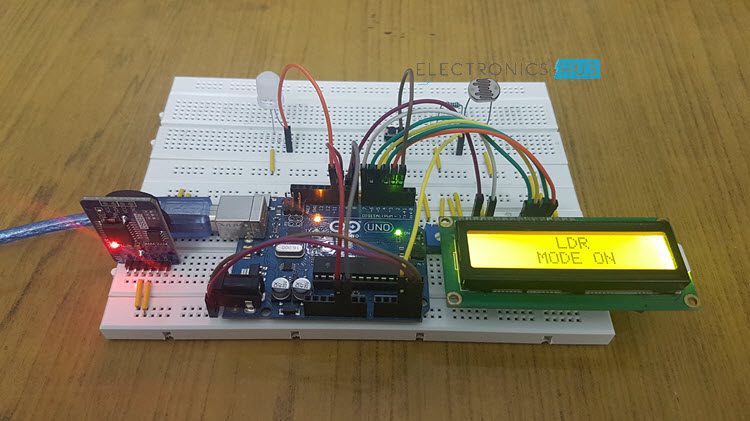 The circuit diagram of an automatic street light controller circuit is explained in this post. Auto Intensity Control of Street Lights using Arduino