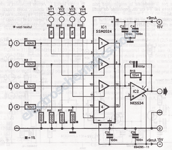 Repairing a soundcraft spirit e6 mixer switching power supply. Voltage Controlled Audio Mixer Circuit
